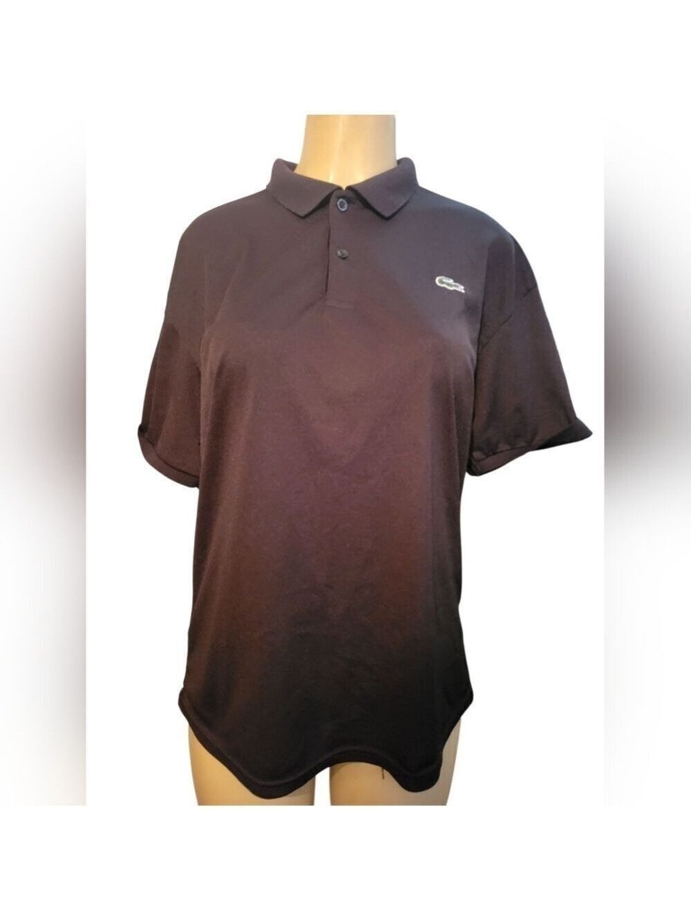 Lacoste Black Polo Shirt Classic Style Classic Size 6?